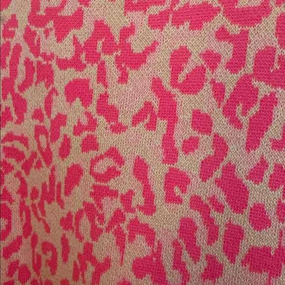 Lilly Pulitzer Pink Knit Leopard Sweater - Picture 2 of 7